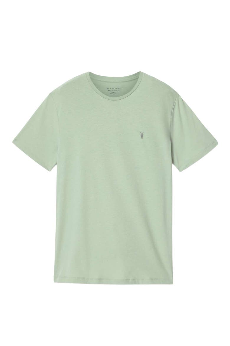 Brace Cotton T-Shirt, Alternate, color, CELADON GREEN