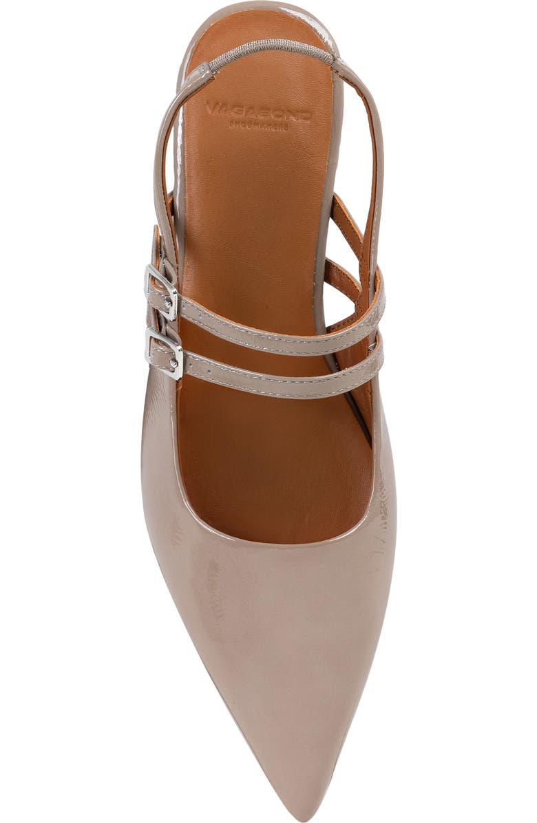 Vagabond Shoemakers Hermine Slingback Pointed Toe Flat, Alternate, color, Taupe
