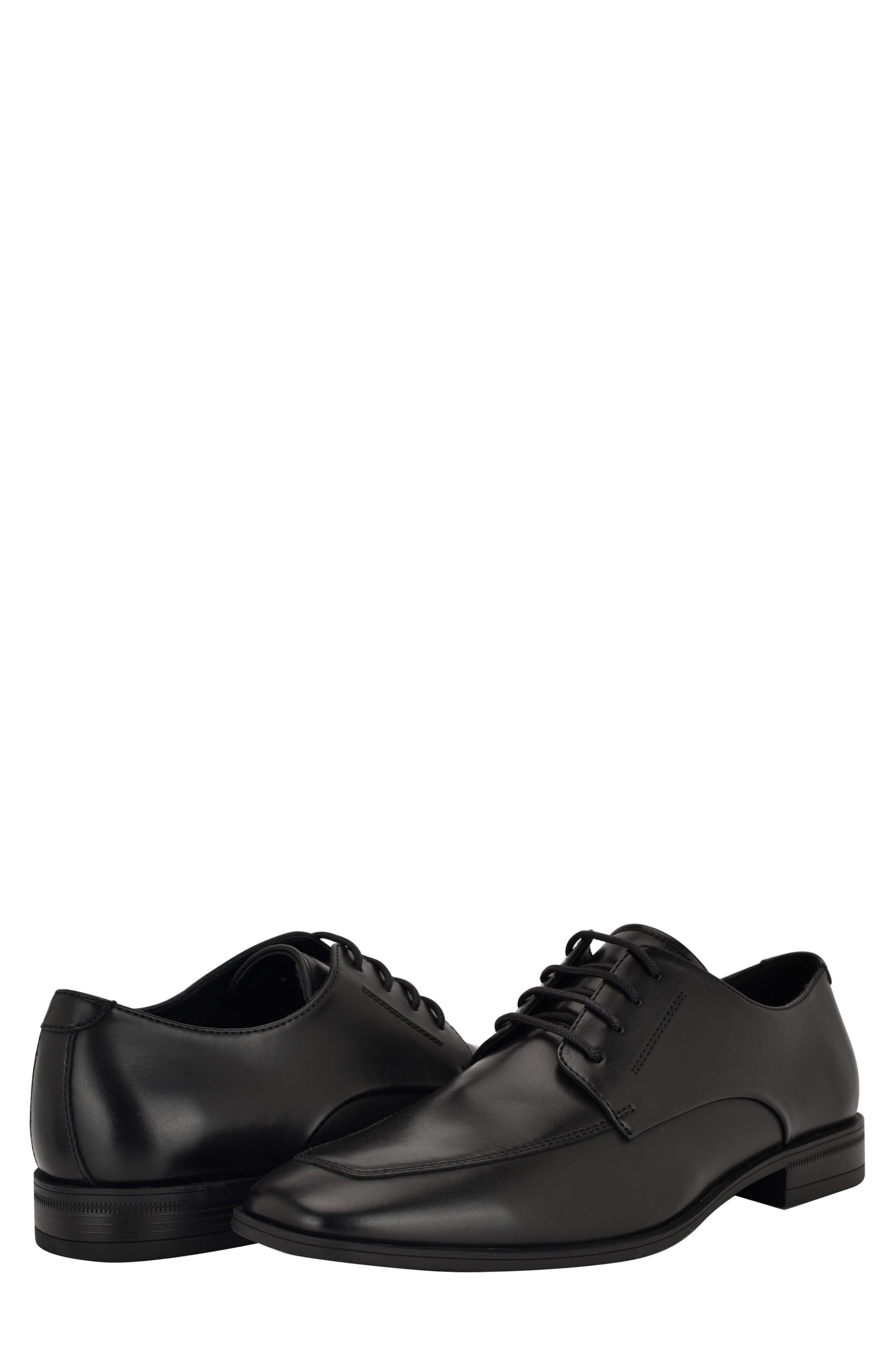 Calvin Klein Malike Square Toe Derby, Alternate, color, Black