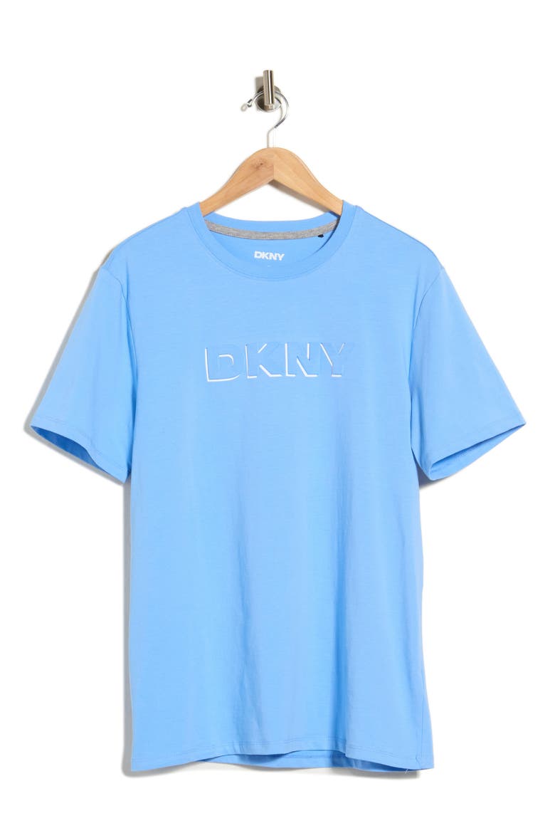 Shadow Embossed Graphic T-Shirt, Main, color, DELIA BLUE