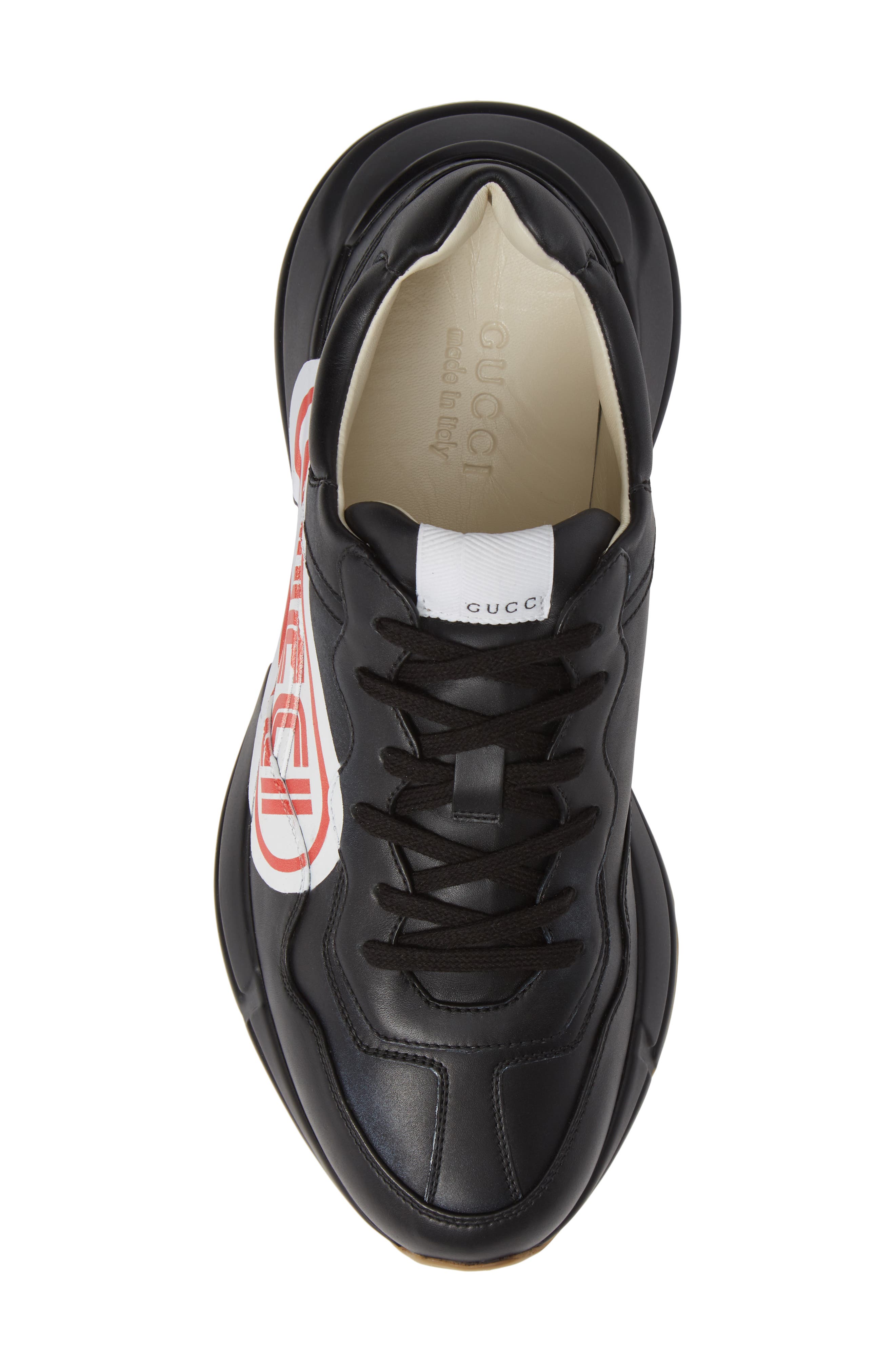 Rhyton Sneaker, Alternate, color, BLACK