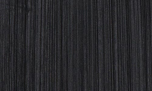 Issey Miyake Black Basics Plissé Midi Skirt In Black
