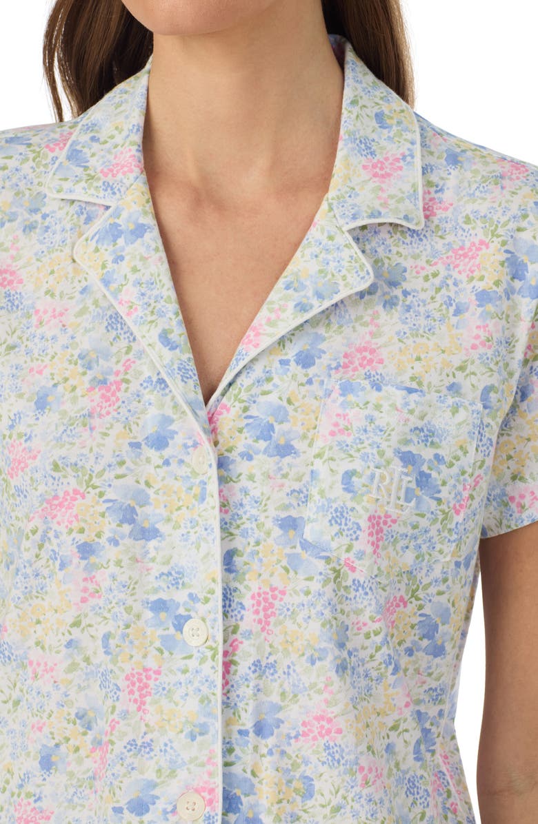 Lauren Ralph Lauren Print Short Pajamas, Alternate, color, 
