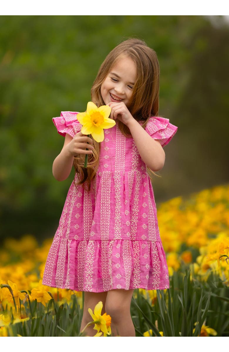 Mabel + Honey Pinkalicious Short Sleeve Dress, Alternate, color, Pink