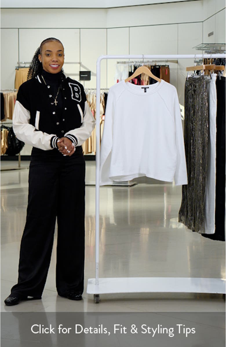 Boxy Organic Cotton Knit Top, sales video thumbnail