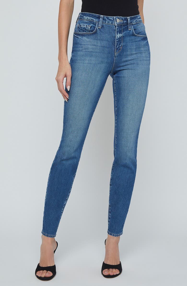 L'AGENCE Marguerite High Waist Skinny Jeans, Main, color, Paladino