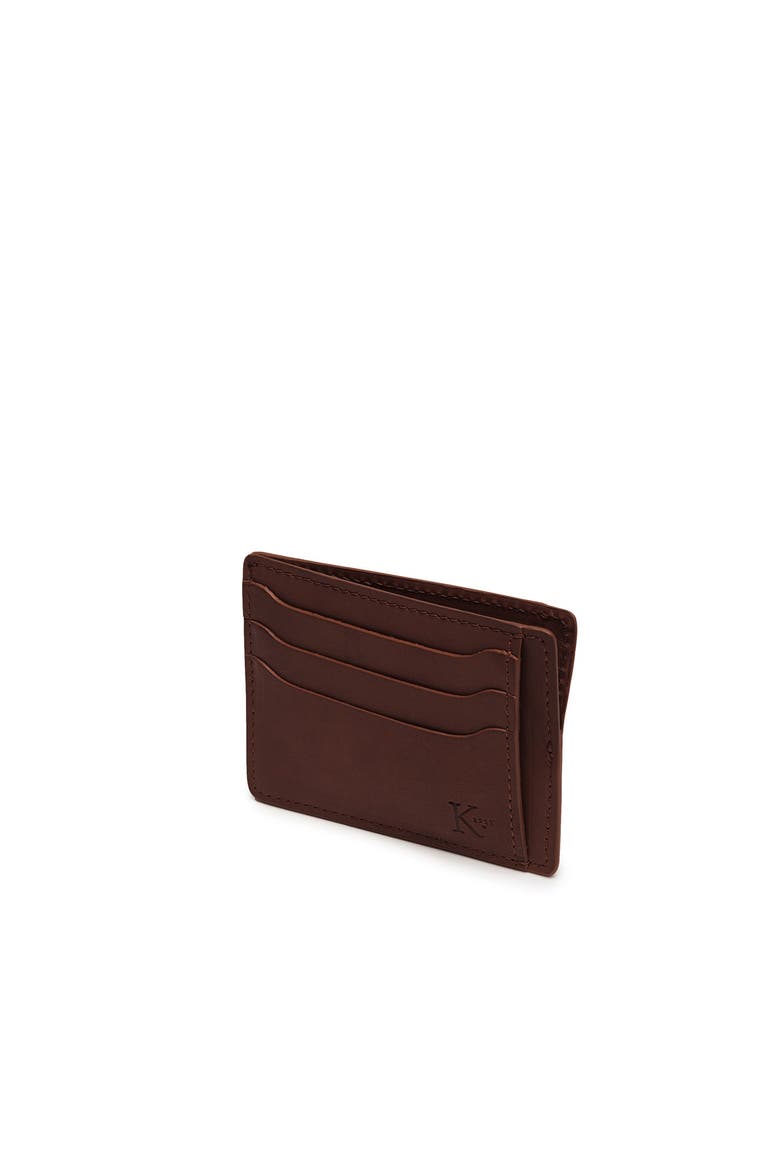 Knox Slim Leather Wallet, Alternate, color, Brown