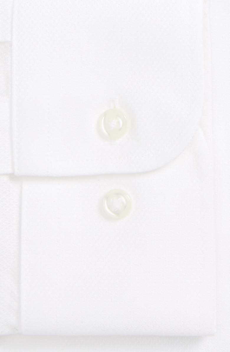 NORDSTROM MEN'S SHOP Smartcare<sup>™</sup> Trim Fit Solid Dress Shirt, Alternate, color, White