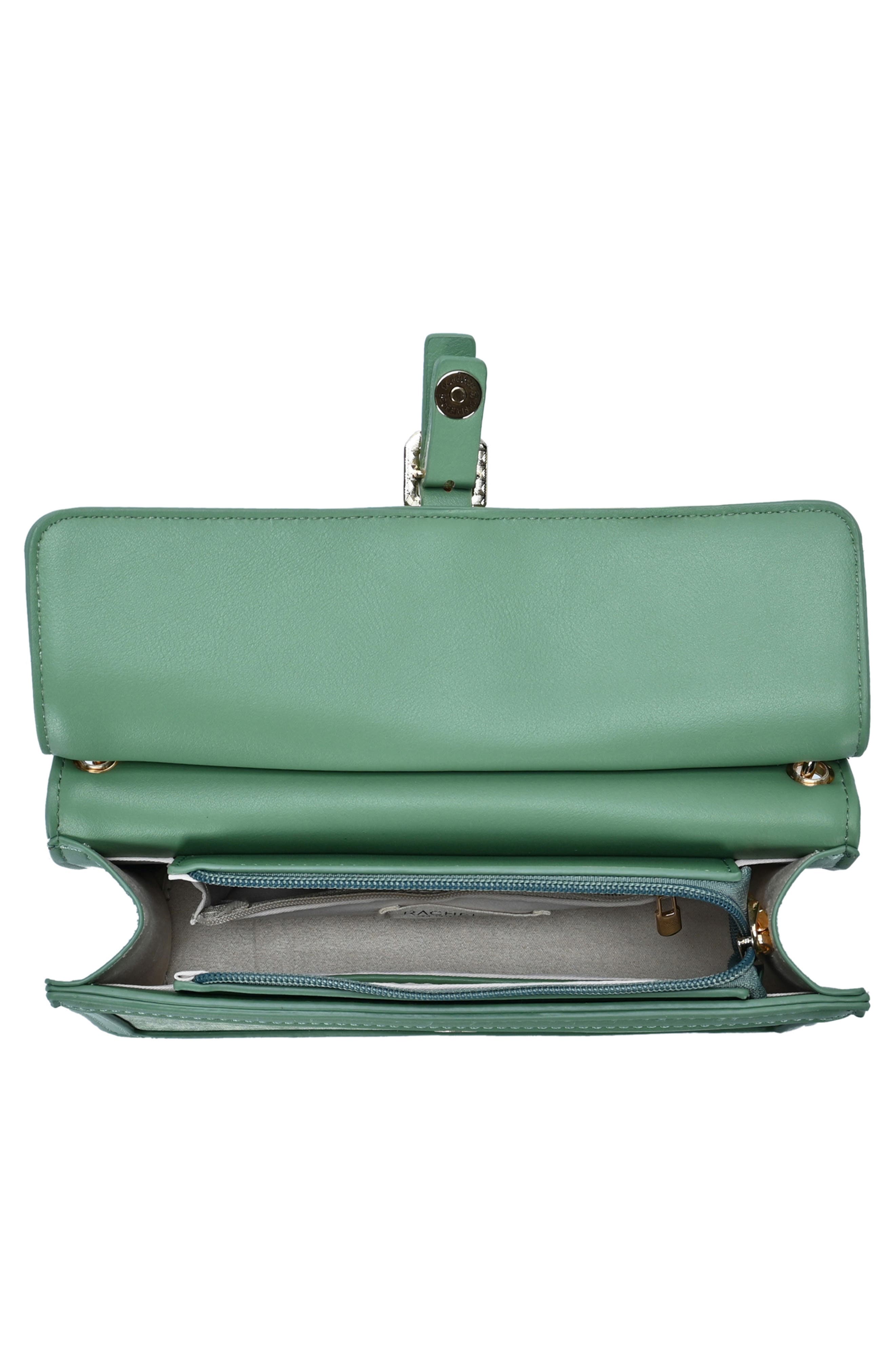 Rachel Zoe Washed Twill Flap Shoulder Bag, Alternate, color, 