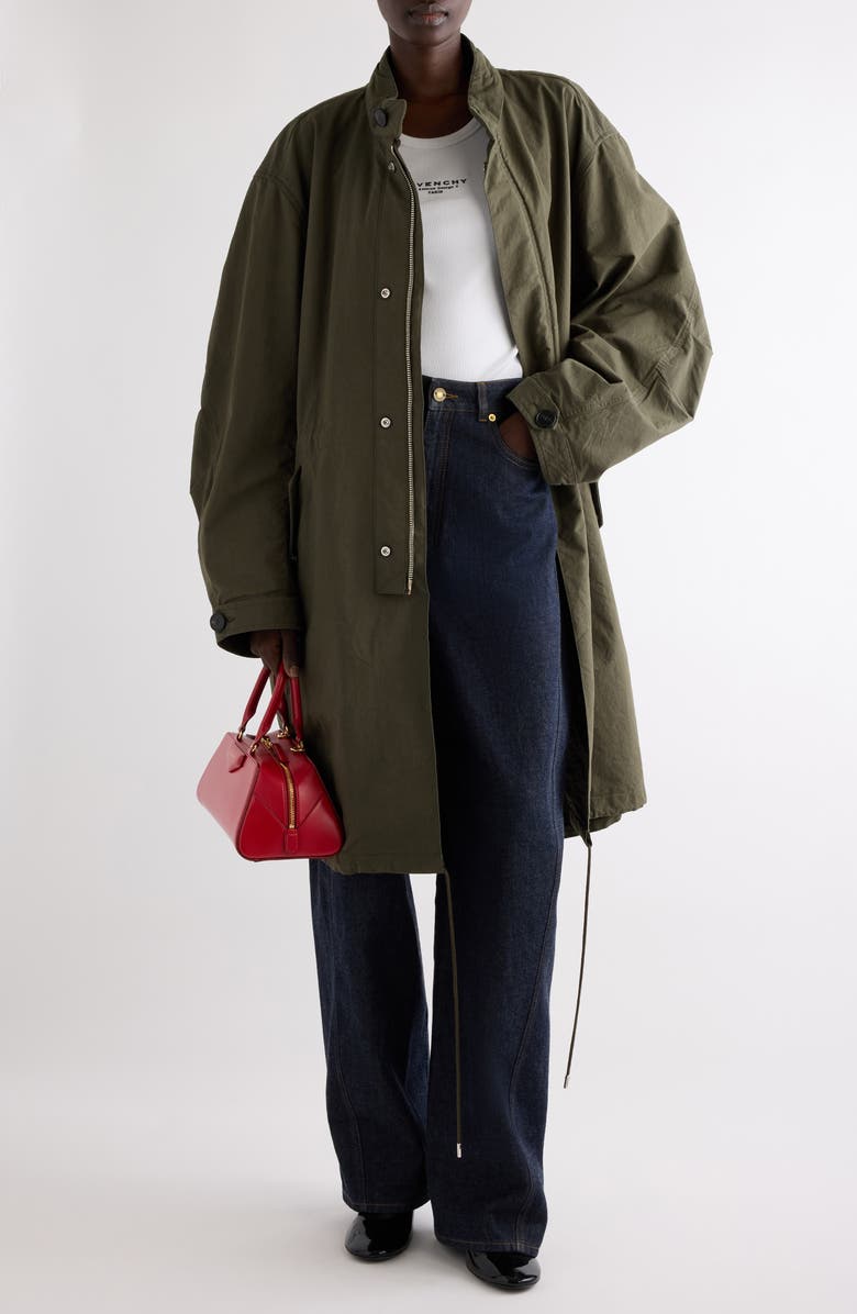 Givenchy Coccon Denim Trousers, Alternate, color, Dark Blue