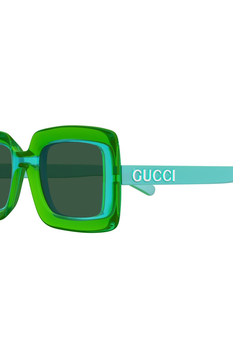 Gucci 51mm Square Sunglasses, Alternate, color, 