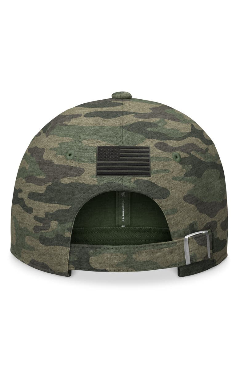 TOP OF THE WORLD Men's Top of the World Camo Oregon Ducks OHT Military Appreciation Hound Adjustable Hat, Alternate, color,