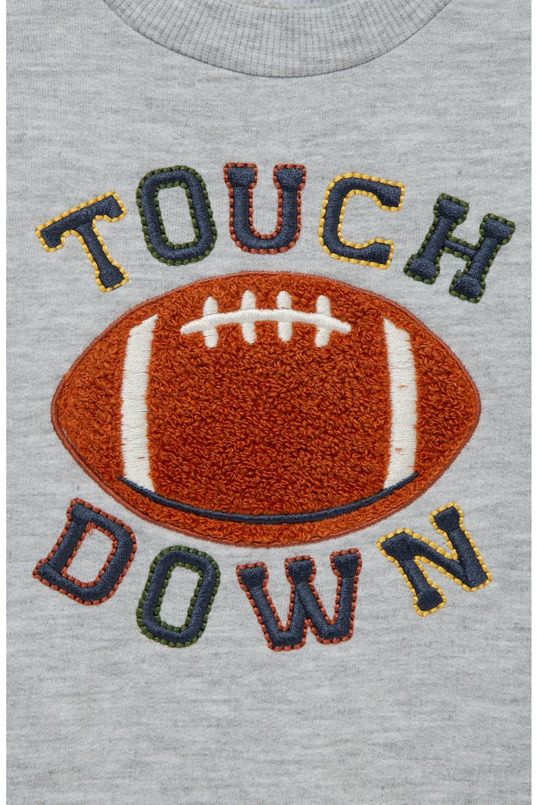 Football Sweatshirt & Sweatpants Set, Alternate, color, HEATHER GRAY
