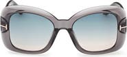 TOM FORD 52mm Gradient Square Sunglasses
