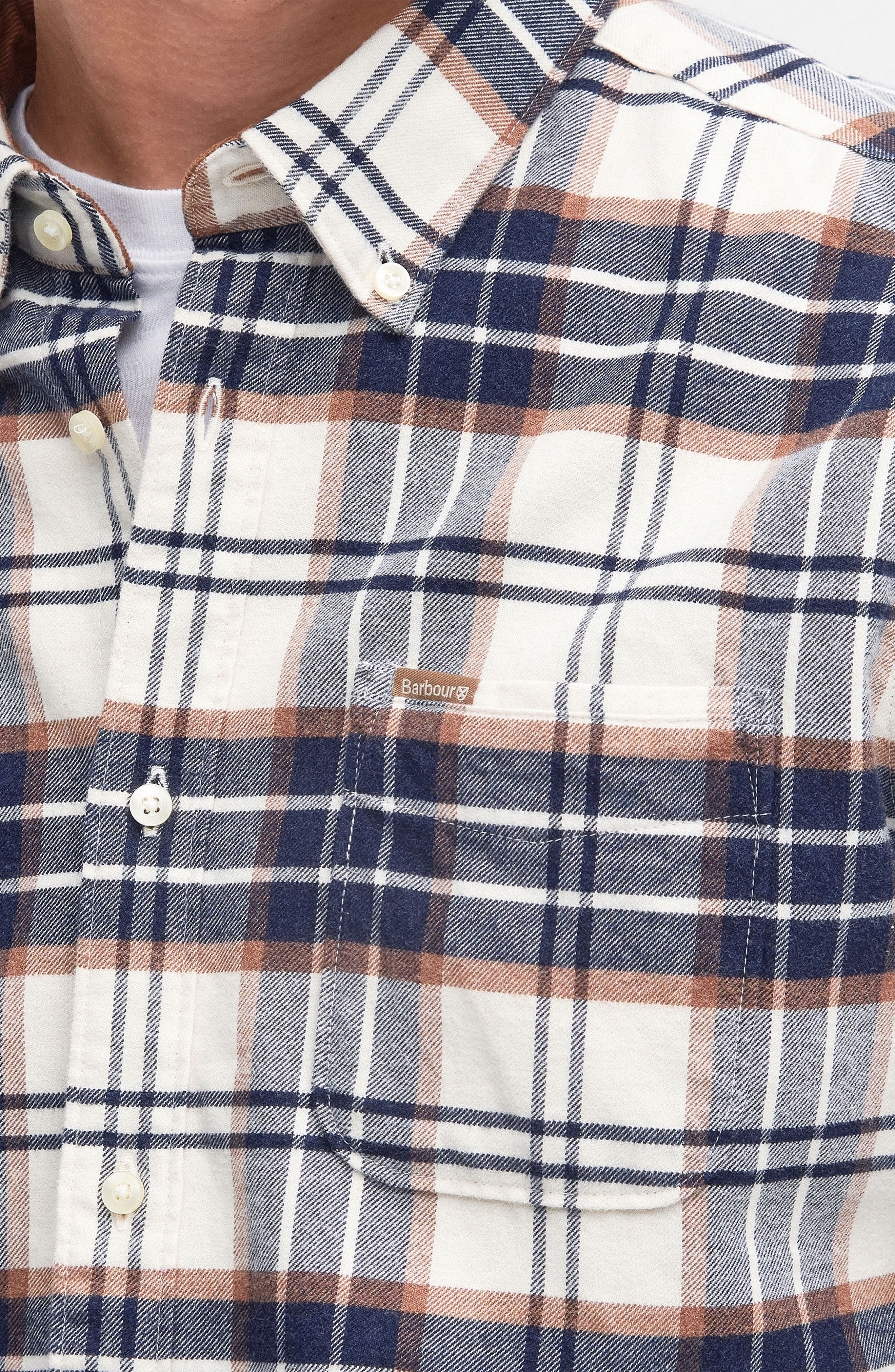 Portdown Tailored Fit Plaid Button-Down Shirt - image 2