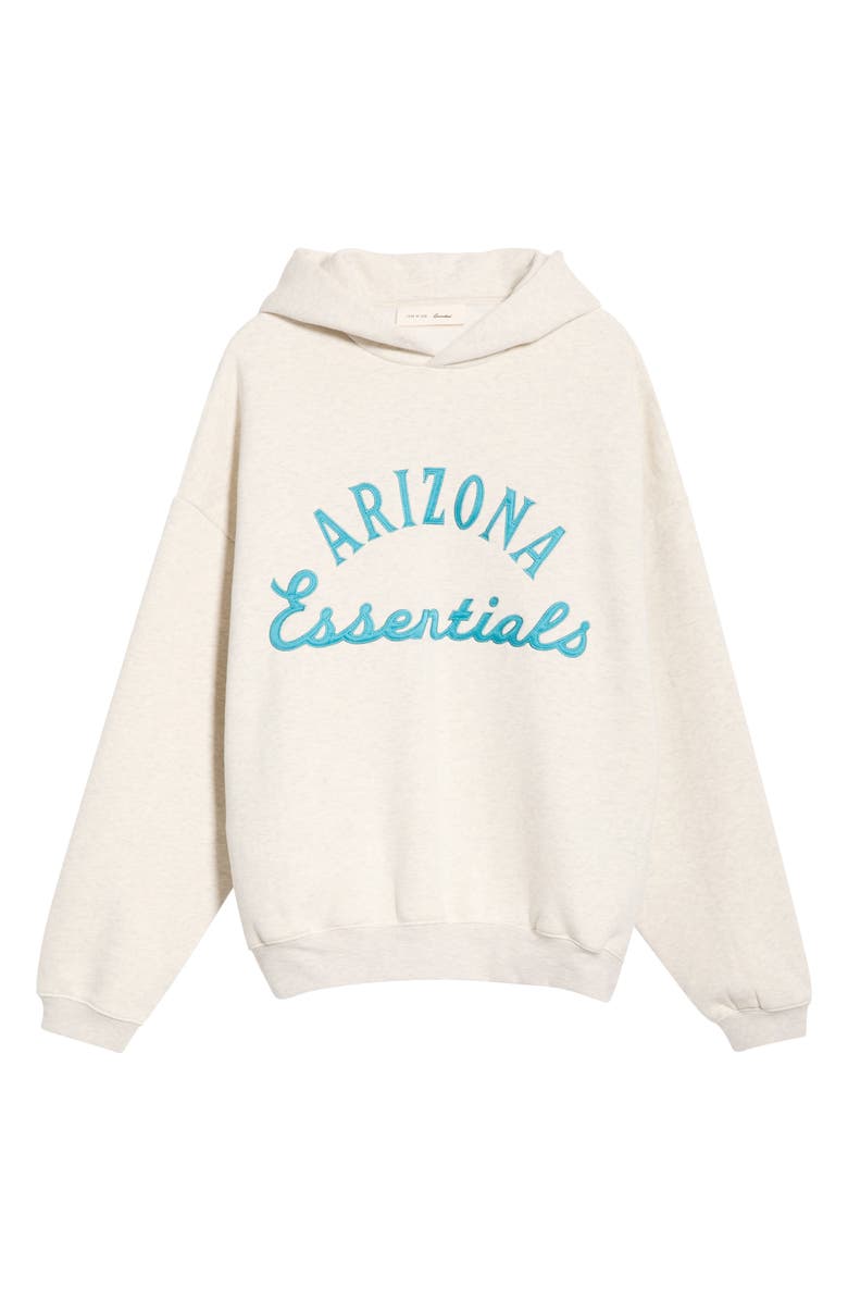 Fear of God Essentials Diamondbacks Sport Fit Hoodie, Main, color, Oatmeal Heather/ Light Heather