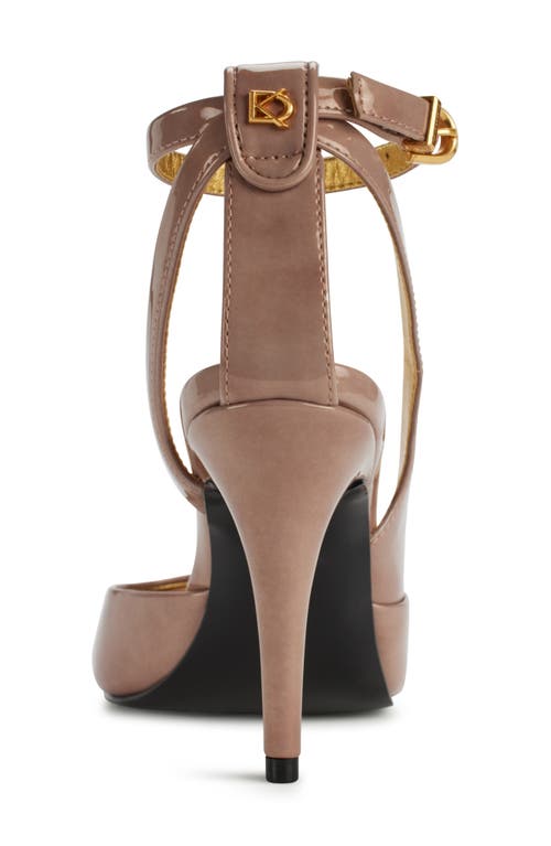 Donna Karan Somerset Ankle Strap Sandal In Mink