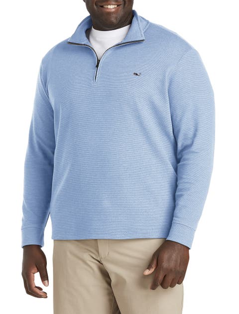 Big & Tall Saltwater 1/4-Zip Pullover