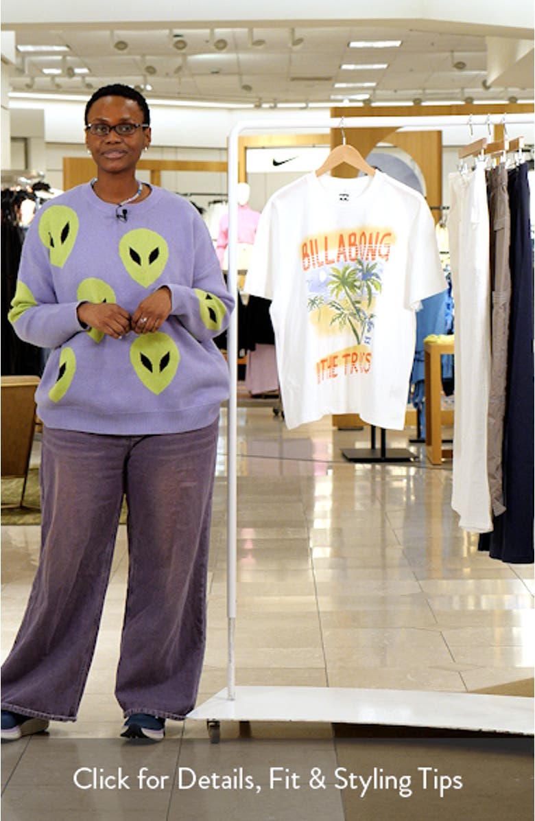 Tropic Escape Cotton Graphic T-Shirt, sales video thumbnail