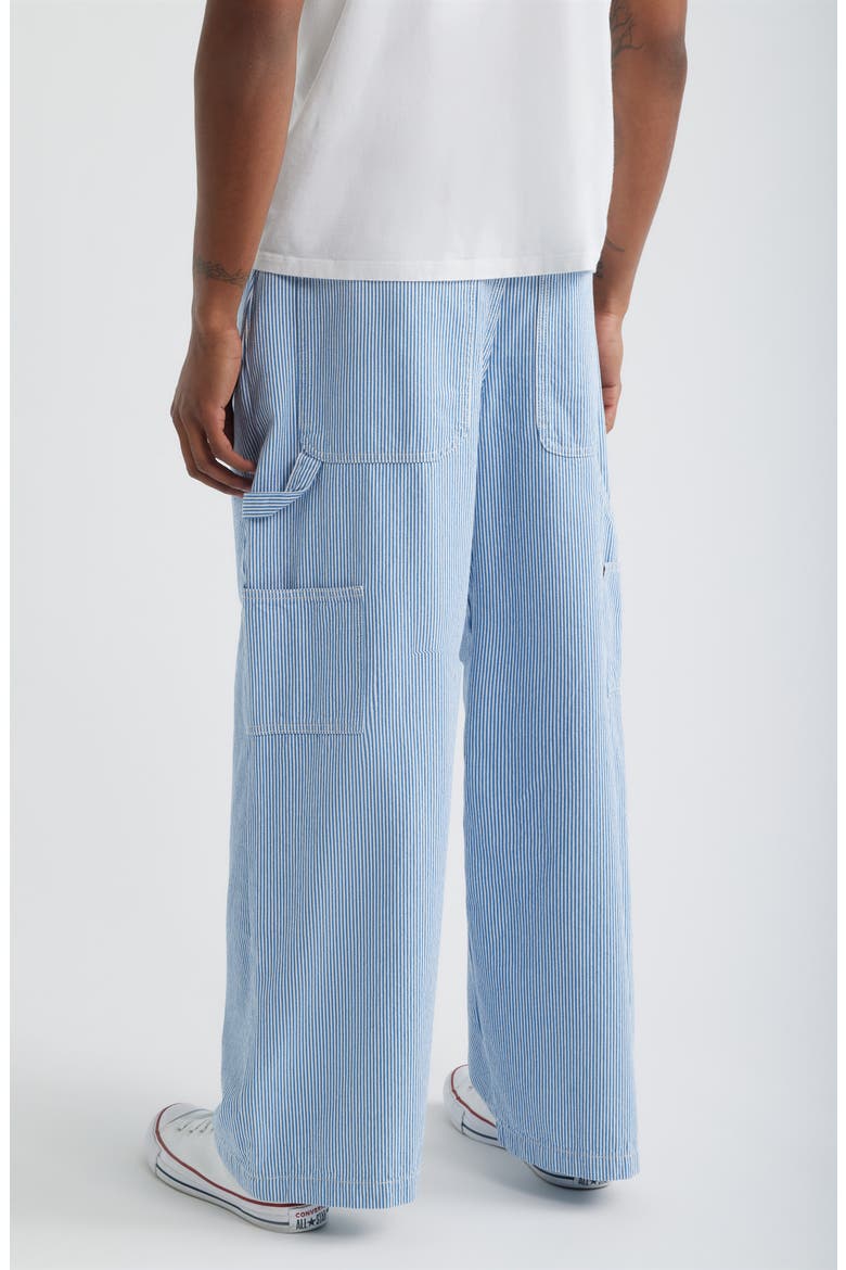 Pinstripe Pants, Alternate, color, BLUE PINSTRIPE