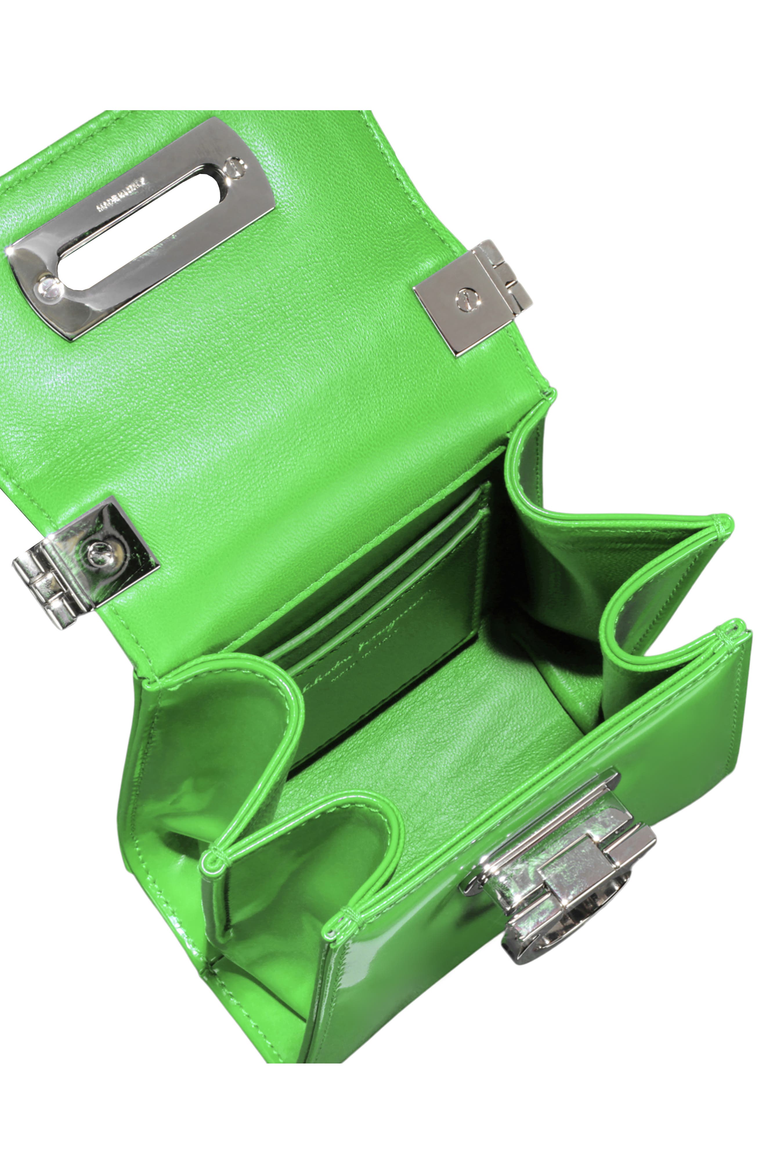 FERRAGAMO Gancio Leather Crossbody Bag, Alternate, color, 