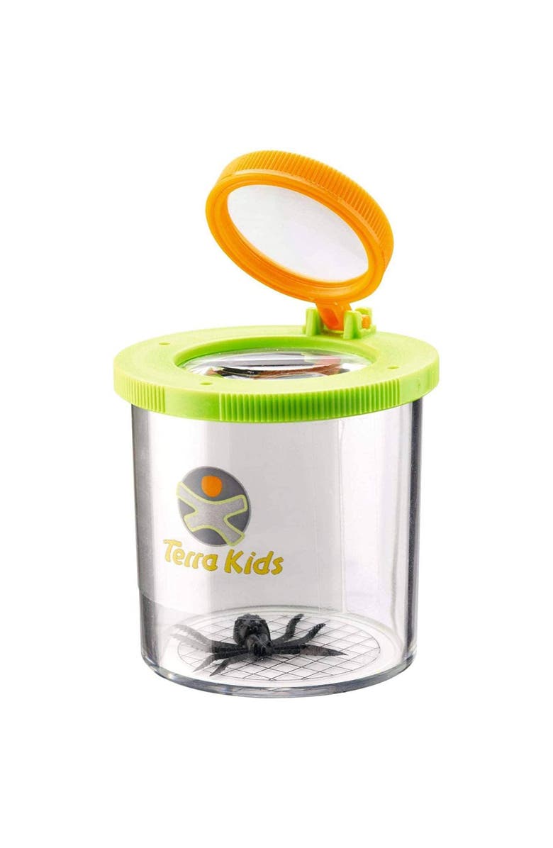 HABA Terra Kids Beaker Magnifier Clear Bug Catcher with two Magnifying Glasses for Children's Nature Exploration, Main, color, Multi
