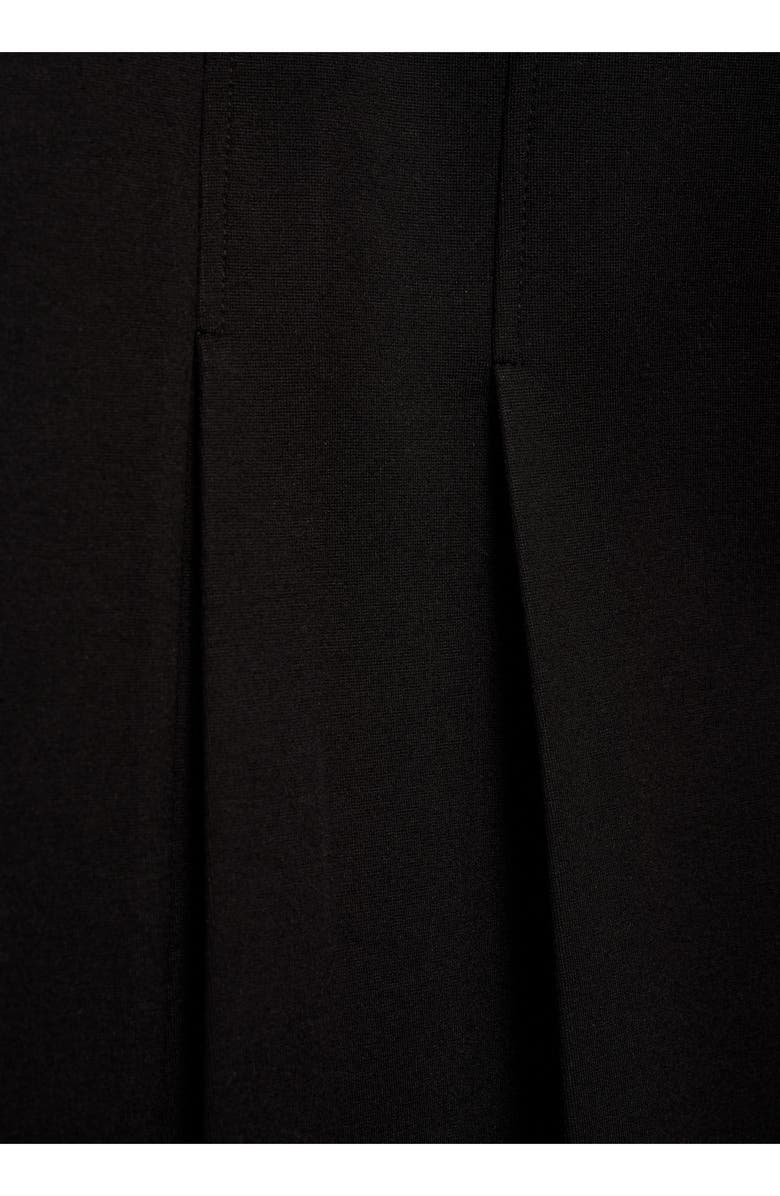 MANGO Pleated Miniskirt, Alternate, color, Black