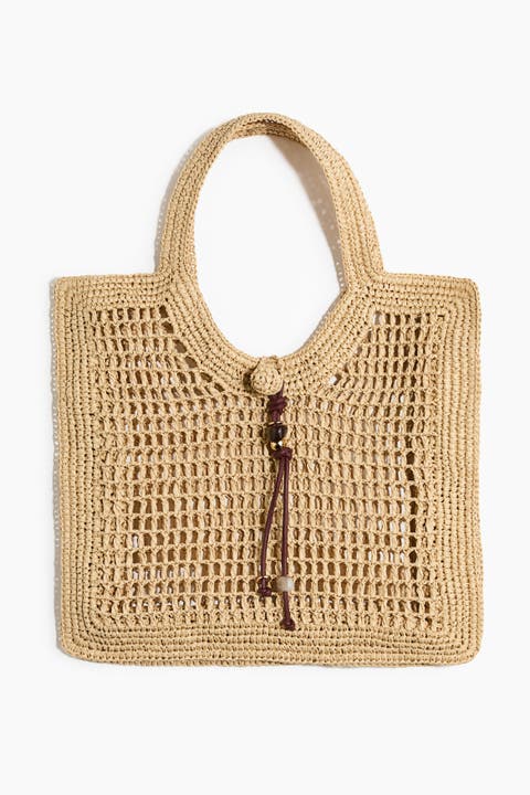 Straw Tote Bag