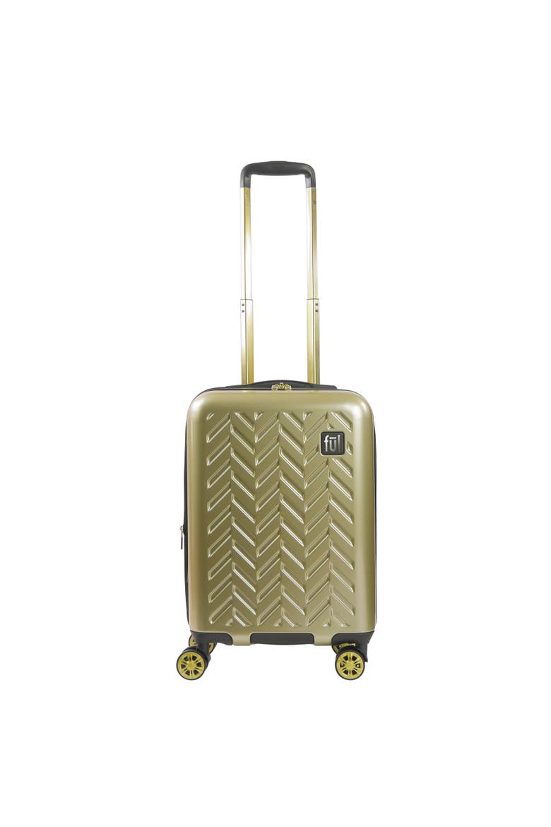Groove 22 inch Hardside Spinner luggage, Alternate, color, Gold