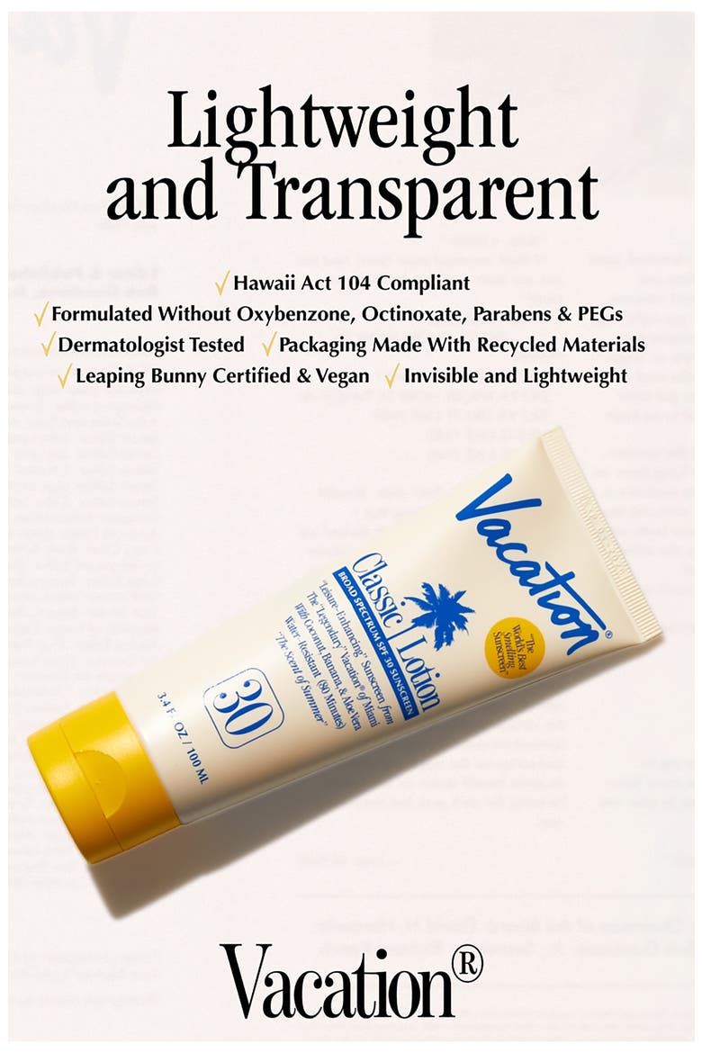 Classic Lotion Broad Spectrum SPF 30 Sunscreen, Alternate, color, NO COLOR