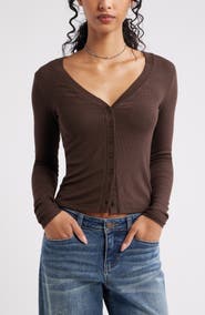 BP. Rib Cardigan