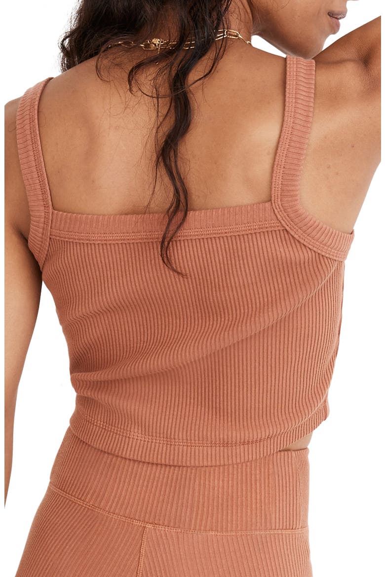 Super Rib Crop Tank, Alternate, color, WARM UMBER