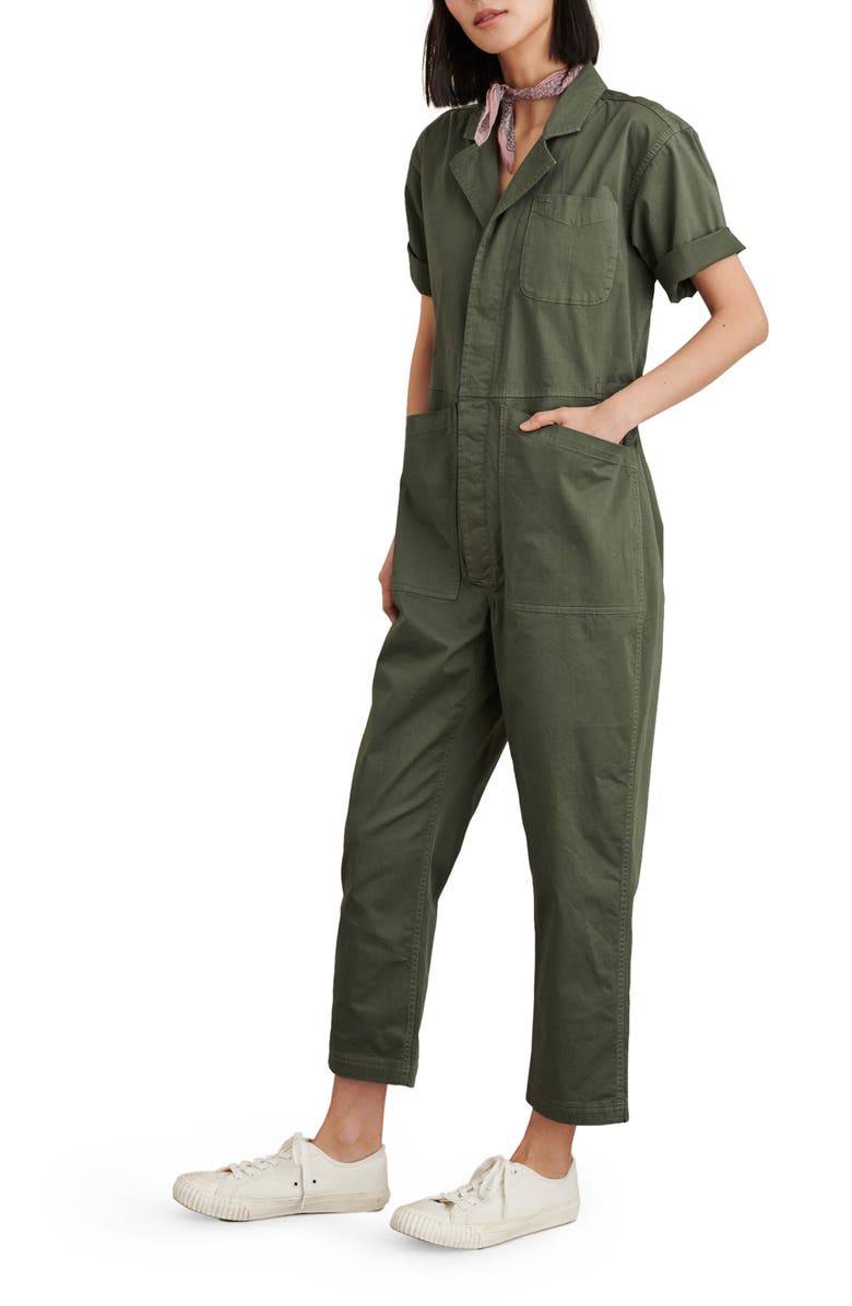 Alex Mill Romy Garment Dyed Cotton Boilersuit, Alternate, color,
