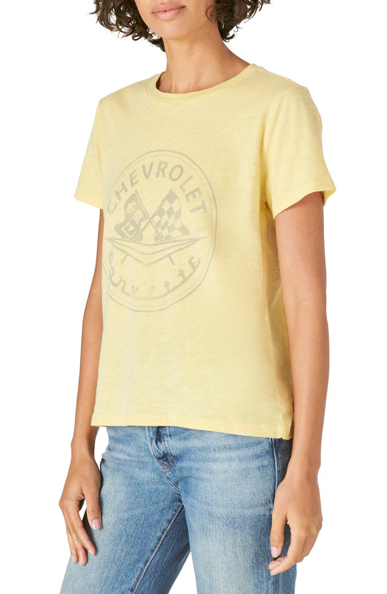 Lucky Brand Chevrolet Graphic Tee, Alternate, color, 
