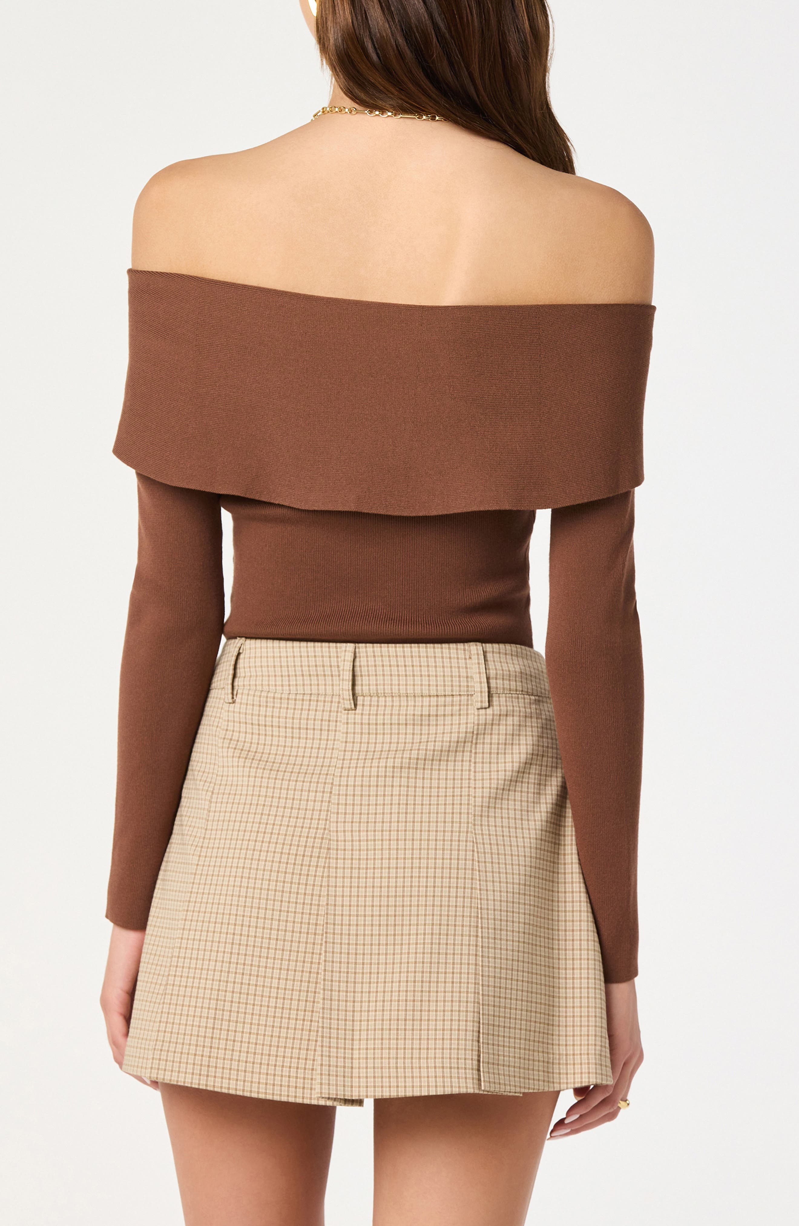 Off the Shoulder Sweater - image 4