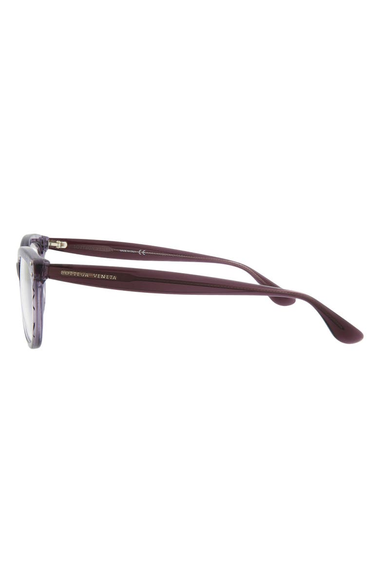 Bottega Veneta 52mm Round Optical Frames, Alternate, color, 