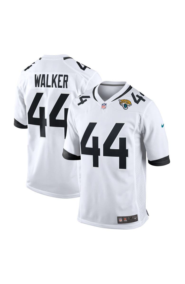 Nike Men's Nike Travon Walker White Jacksonville Jaguars Player Game Jersey, Main, color, 