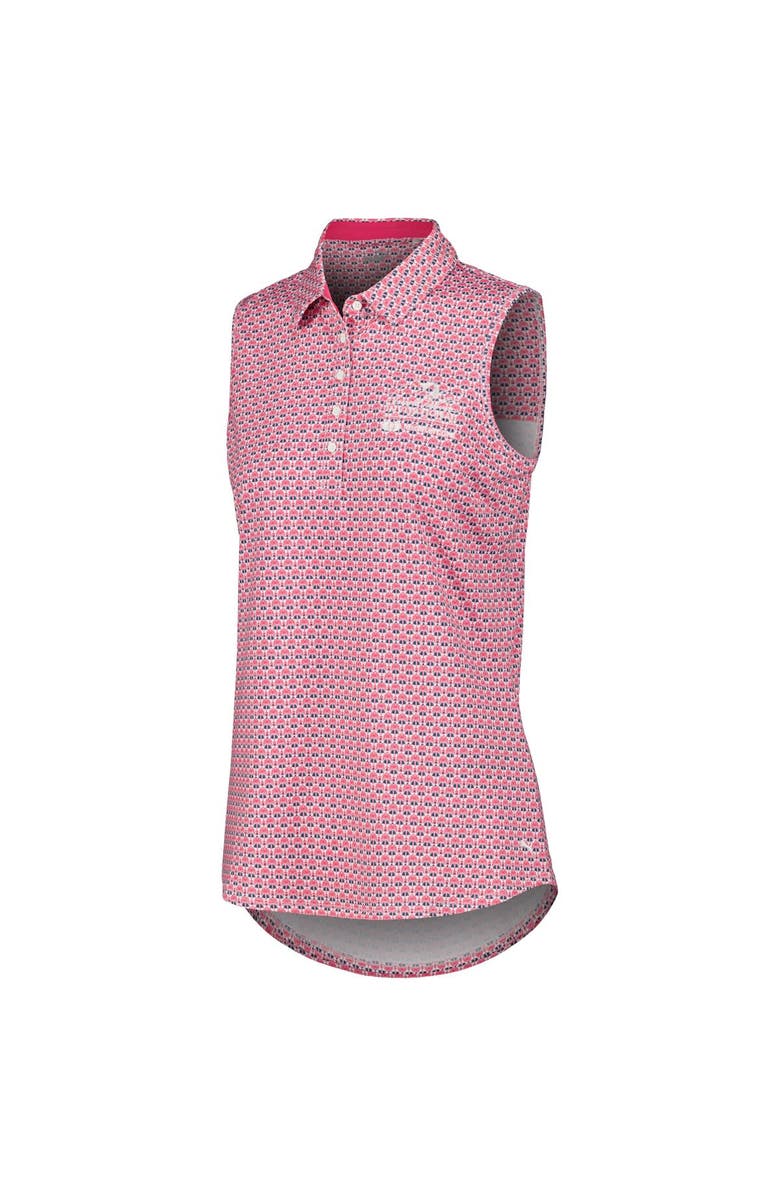PUMA Women's Puma Pink Arnold Palmer Invitational Deco Sleeveless MATTR Polo, Alternate, color, 