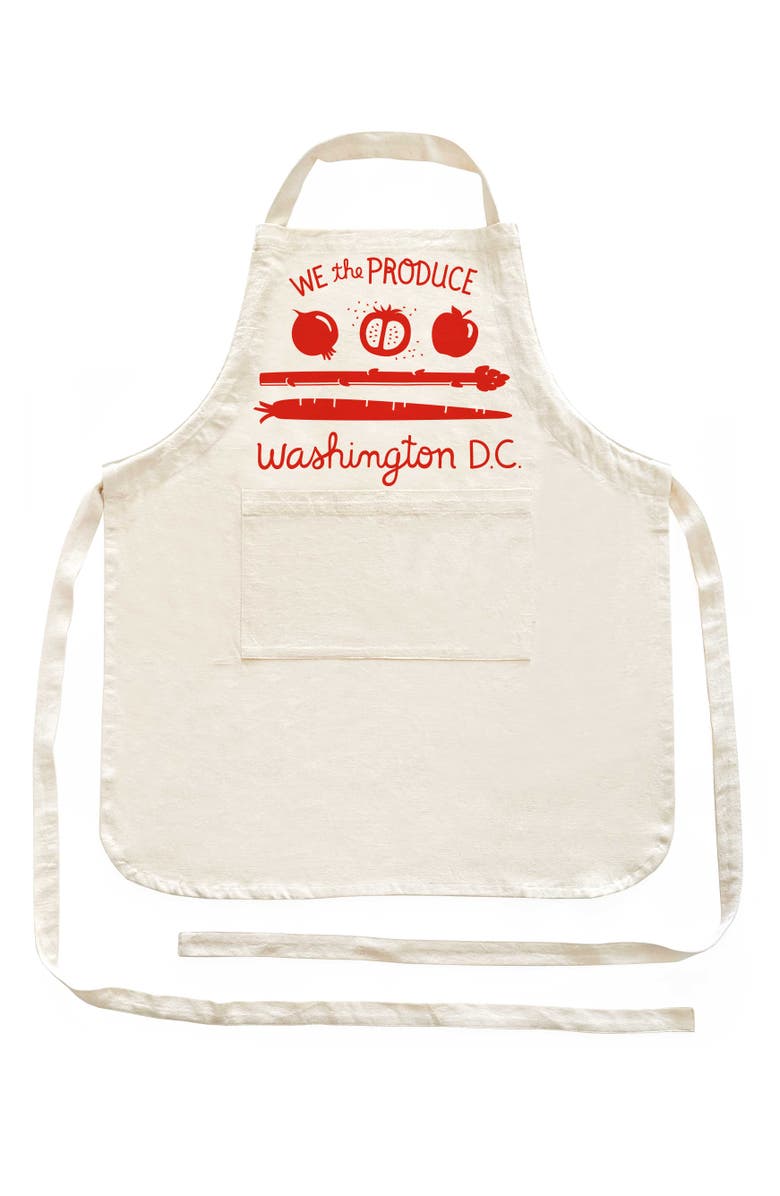 The Neighborgoods DC Flag Apron, Main, color, Beige