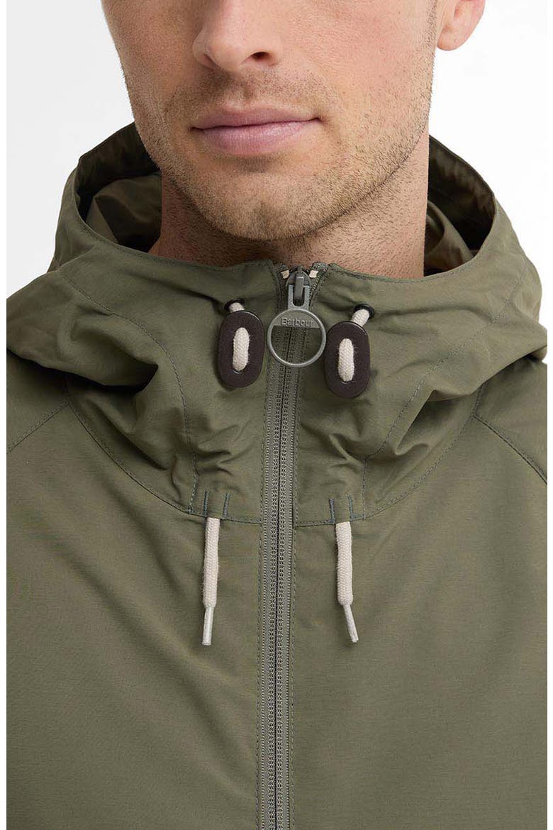 Stoneport Showerproof Hooded Jacket, Alternate, color, DUSTY OLIVE