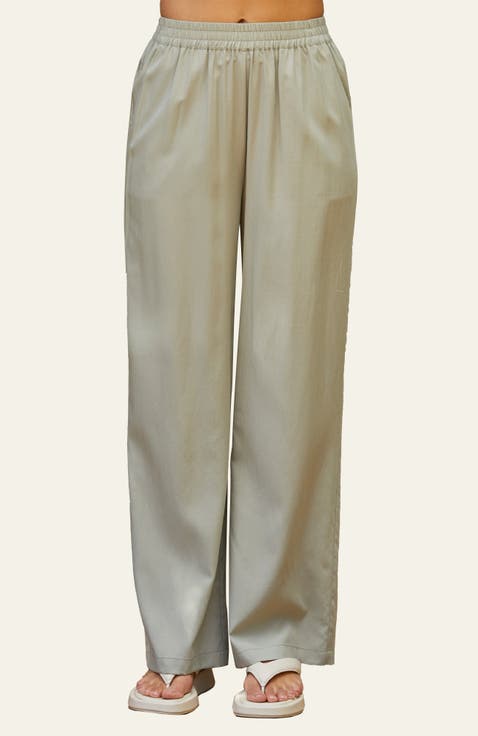 Tencel Blend Pull-On Pants