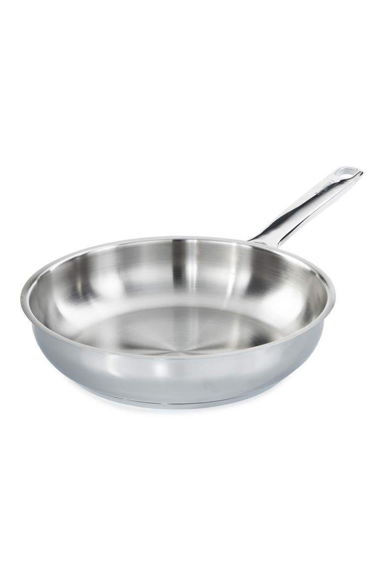 DiNA Helix 9.5-Inch Fry Pan, Main, color, SILVER