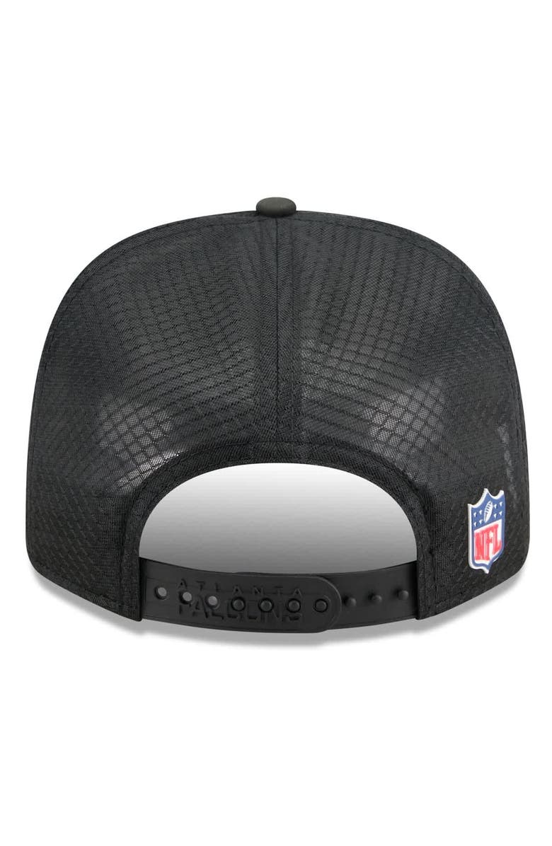 New Era Men's New Era Black Atlanta Falcons 2025 Sideline  9SEVENTY Trucker Adjustable Hat, Alternate, color, Black