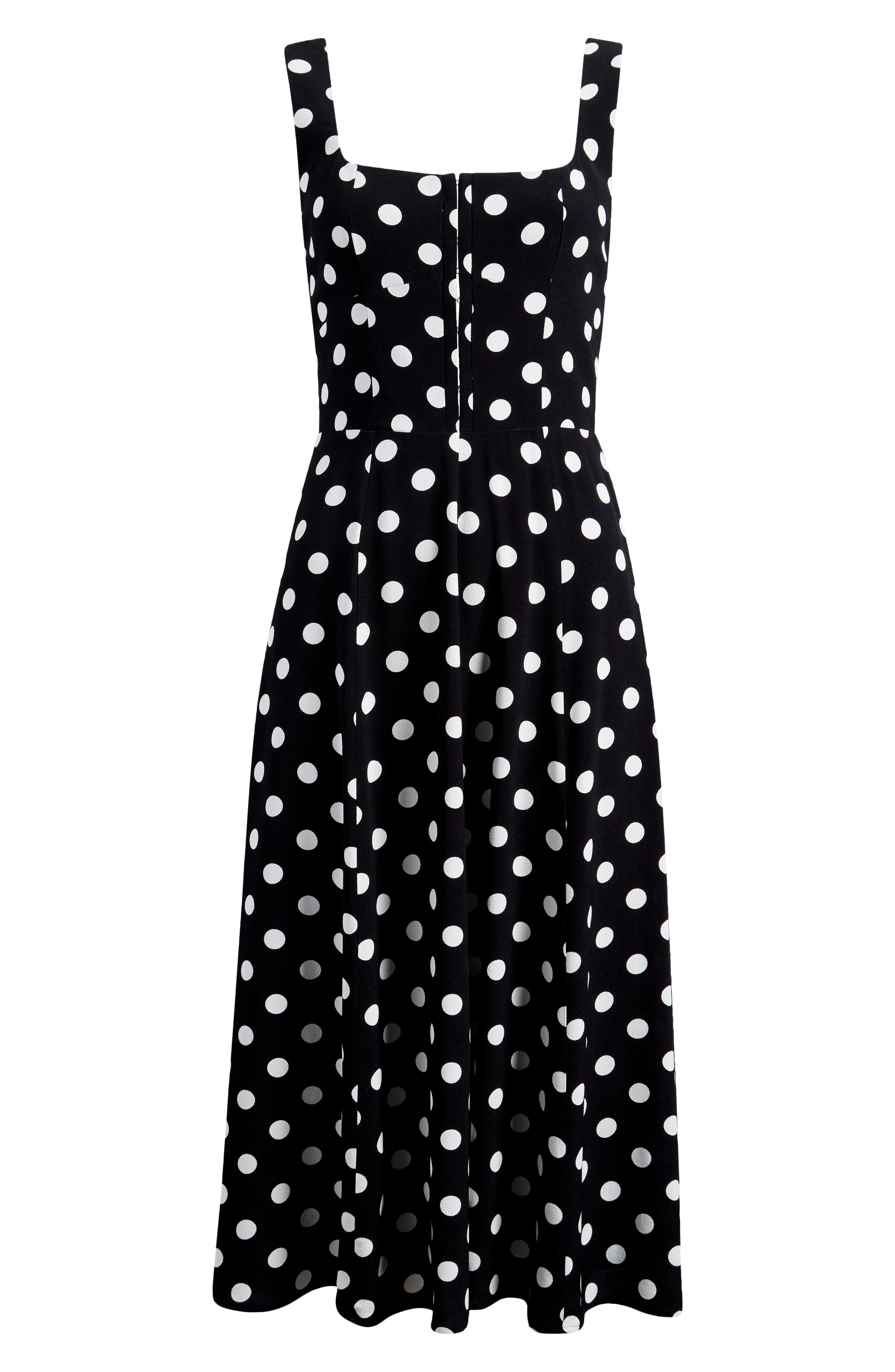 dotted midi corset dress Evening Polka Dot Tiered Dress, Corset Midi Elegant Dress, Cocktail Party Dress, Bridesmaids Tulle Gown, Wedding Guest Event Dresses