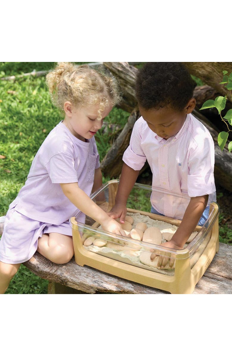 Kaplan Early Learning Company Tabletop Sand and Water Table, Alternate, color, Beige
