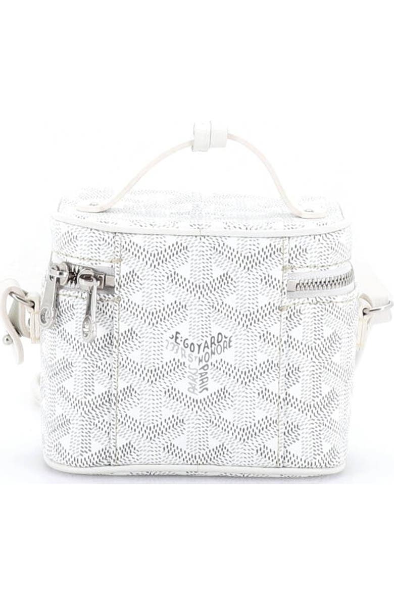 Pre-Owned Goyard Muse Vanity Case Coated Canvas Mini, Alternate, color, White