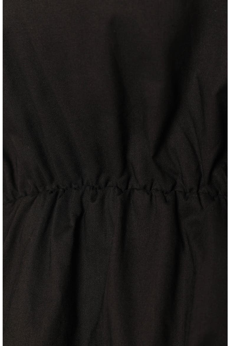 Estelle Cotton Dress, Alternate, color, BLACK