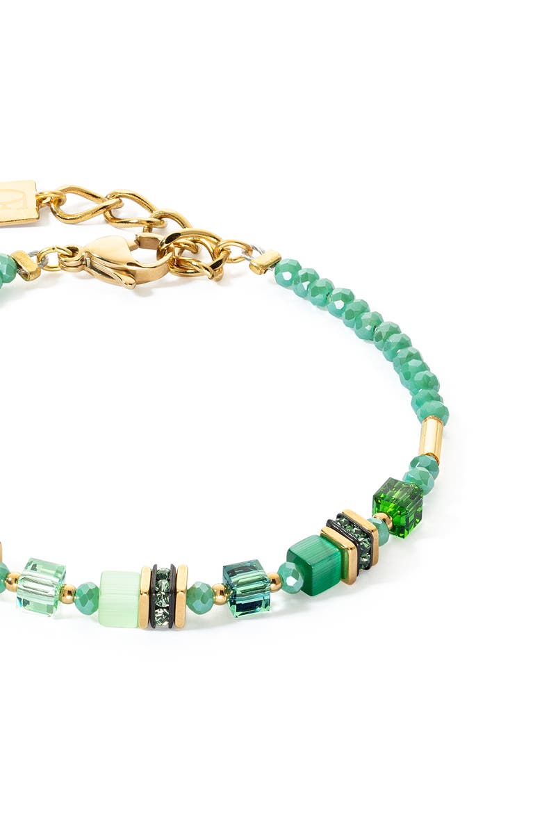 Mini Cubes Bracelet, Alternate, color, Green