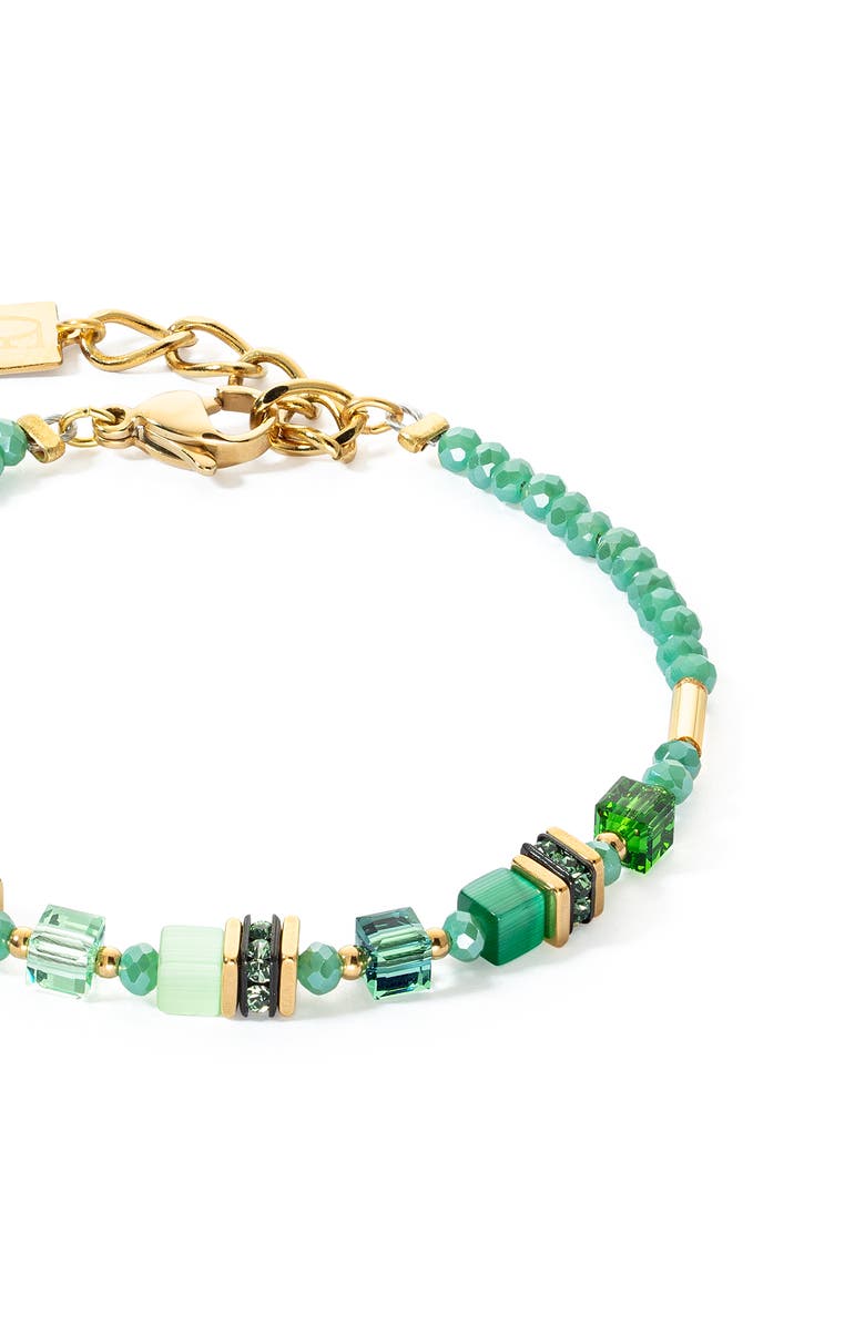 COEUR DE LION Mini Cubes Bracelet, Alternate, color, Green
