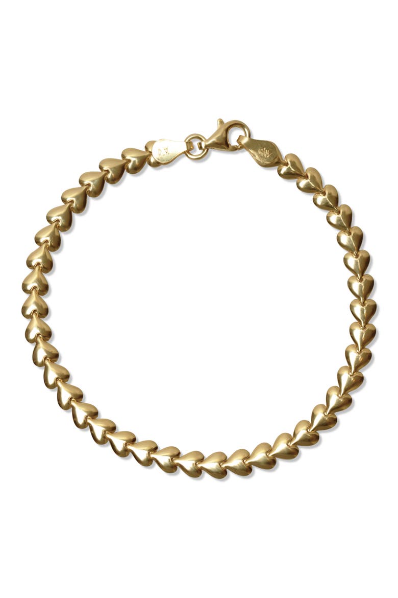 Heart Bracelet, Main, color, GOLD